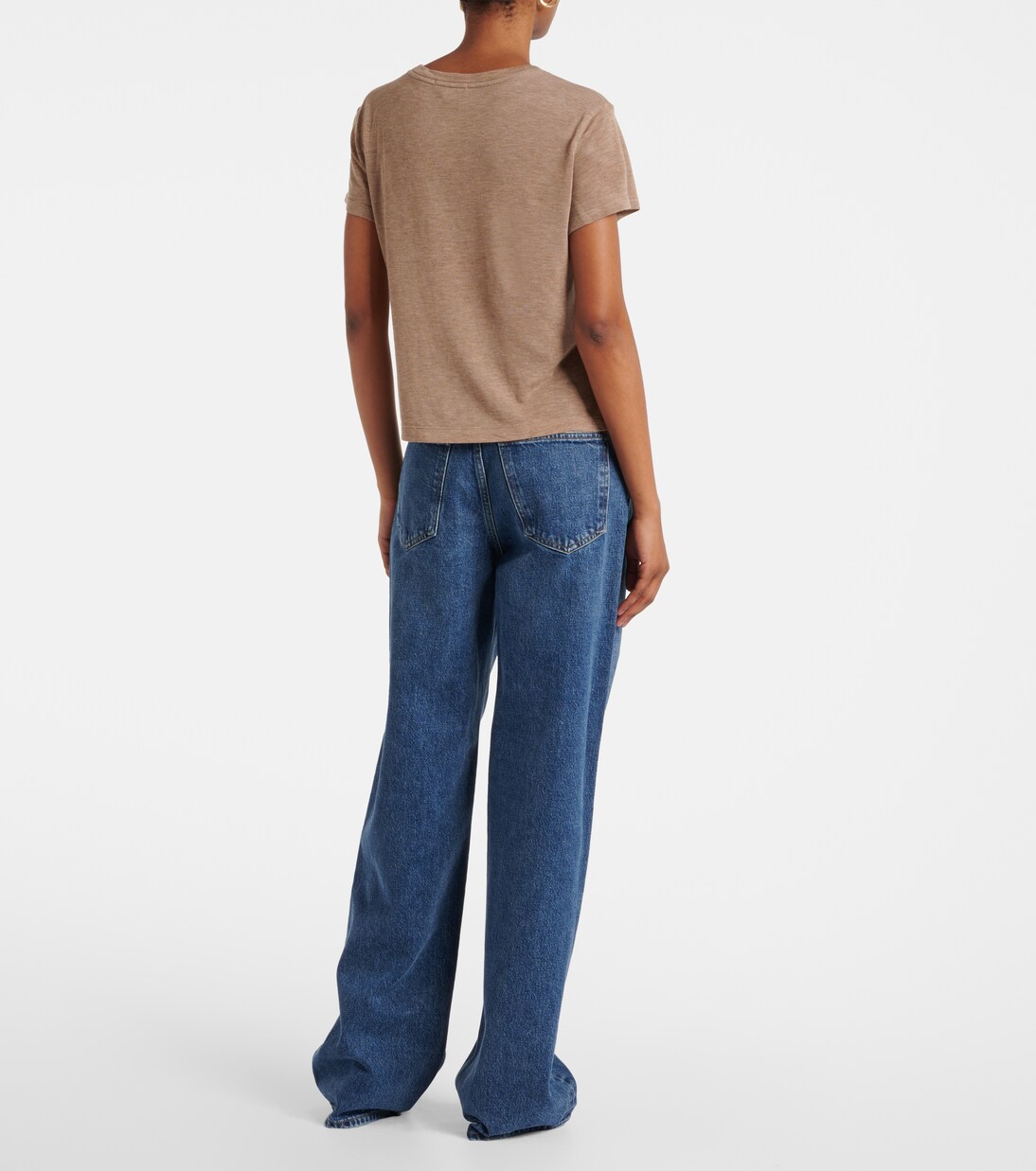 T-shirt cropped Adine in jersey | Agolde
