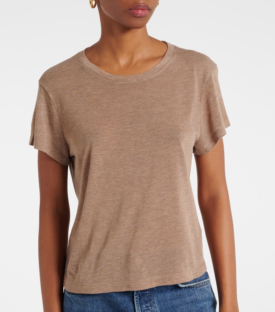T-shirt cropped Adine in jersey | Agolde