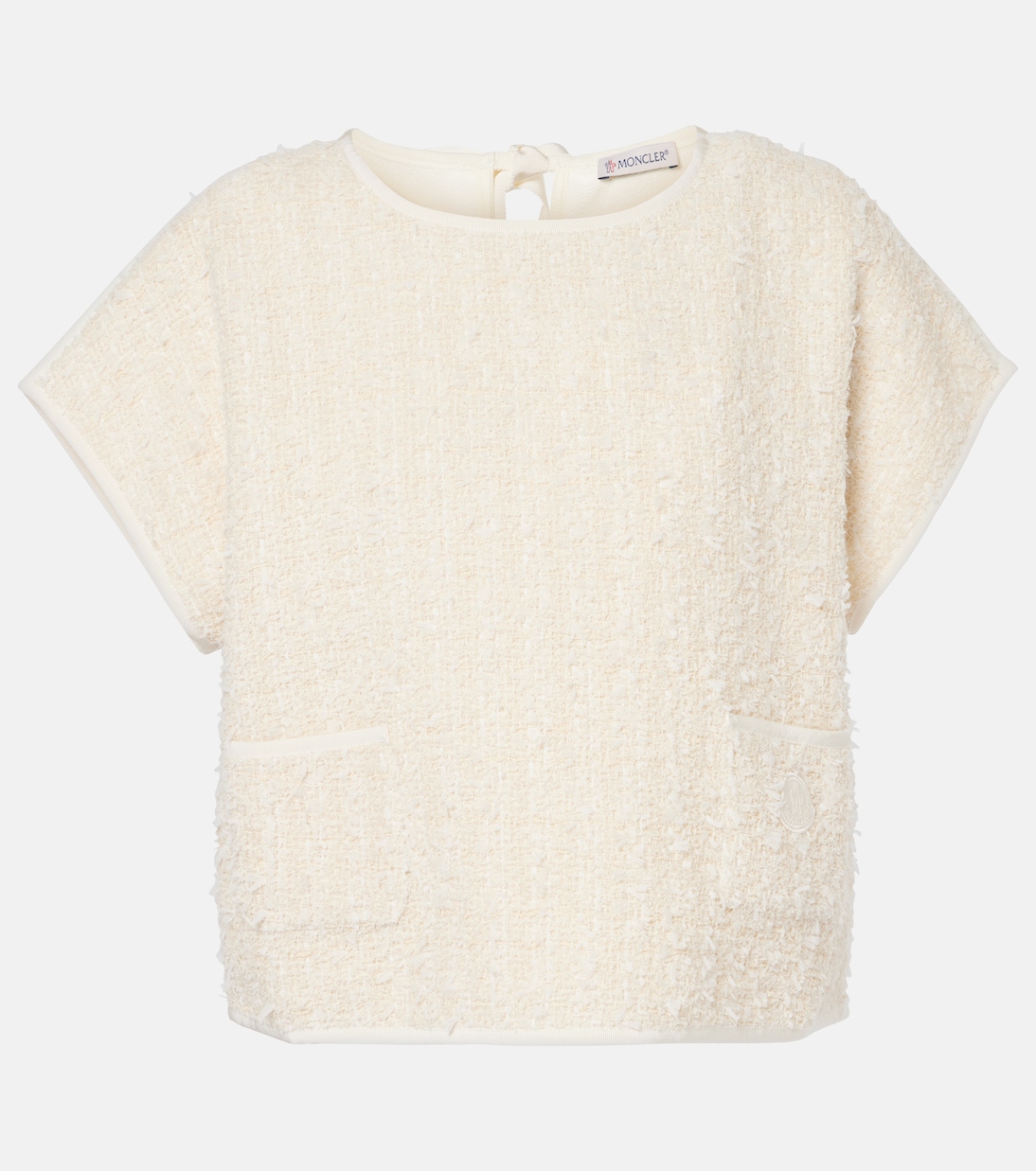 Top in tweed di cotone e seta | Moncler