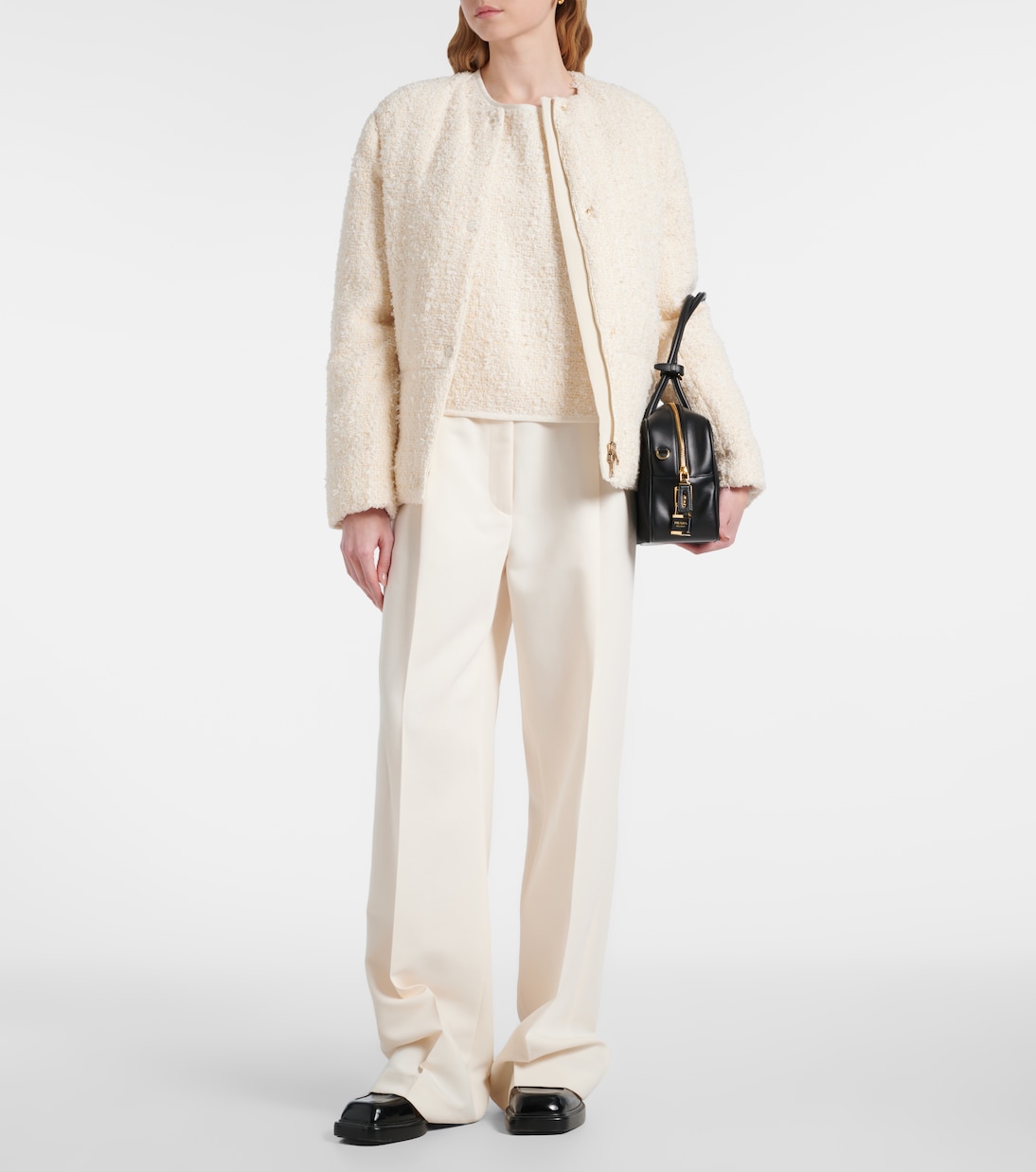 Top in tweed di cotone e seta | Moncler