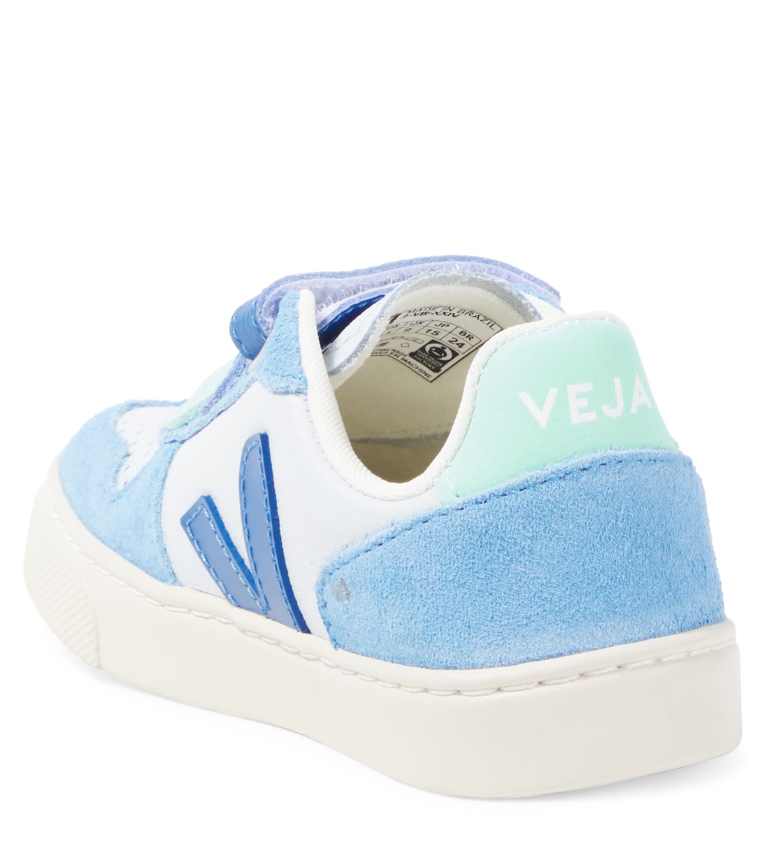 Sneakers V-10 aus Leder und Veloursleder | Veja Kids