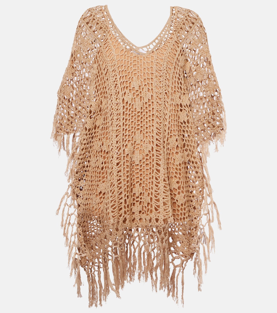 Caftano in crochet di cotone | Anna Kosturova