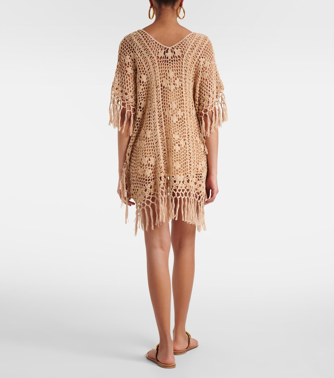 Caftano in crochet di cotone | Anna Kosturova