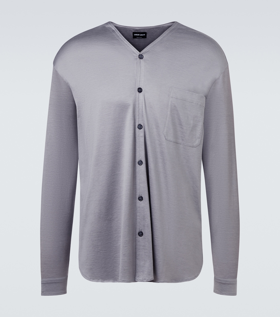 Camicia in cotone e seta  | Giorgio Armani