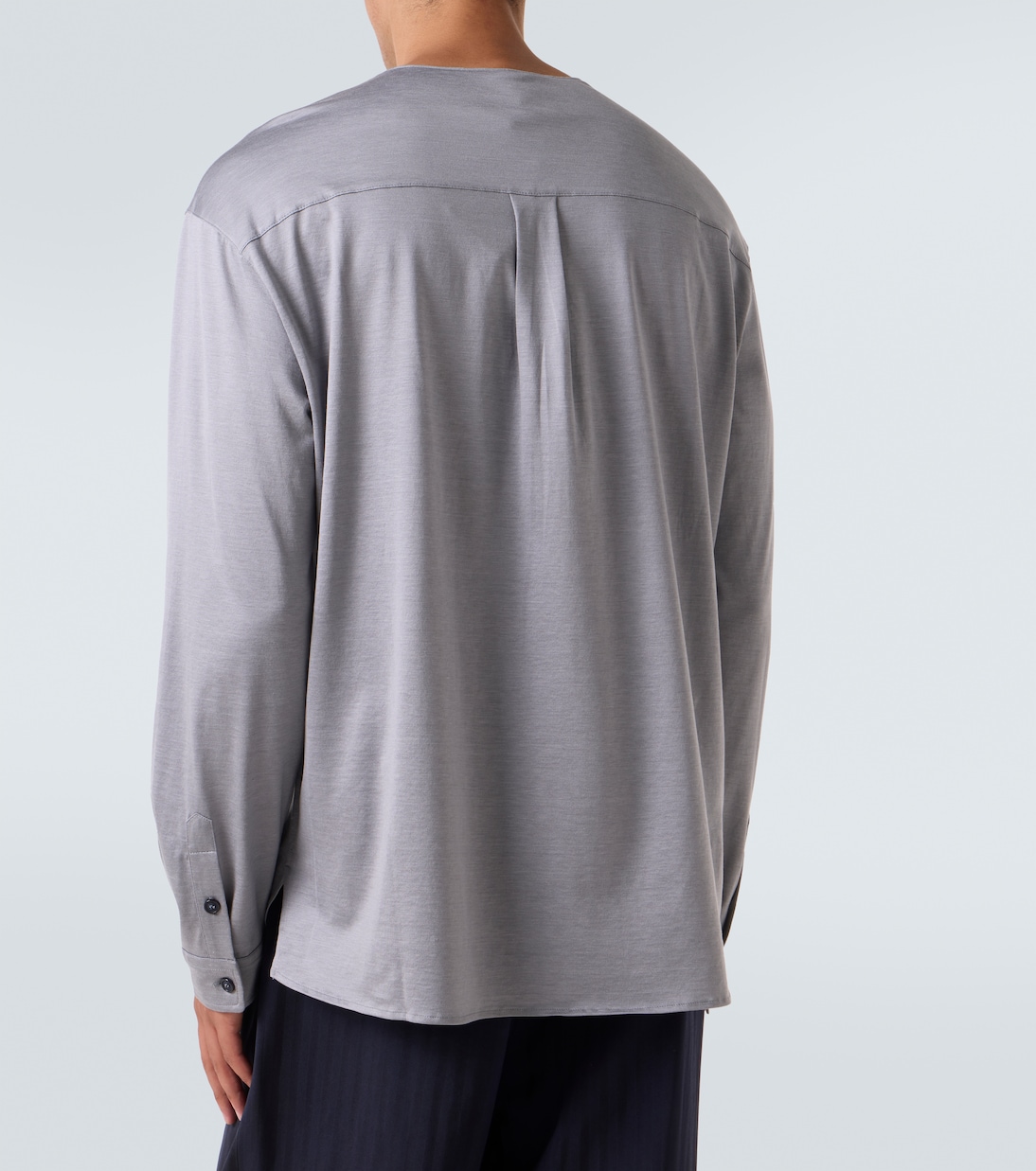 Camicia in cotone e seta  | Giorgio Armani