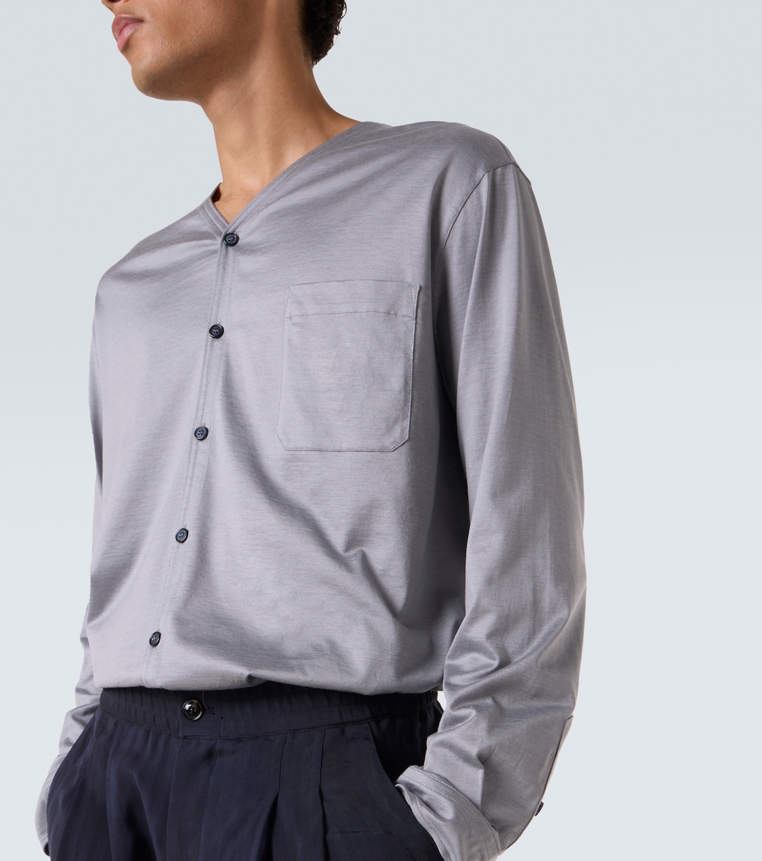 Camicia in cotone e seta  | Giorgio Armani