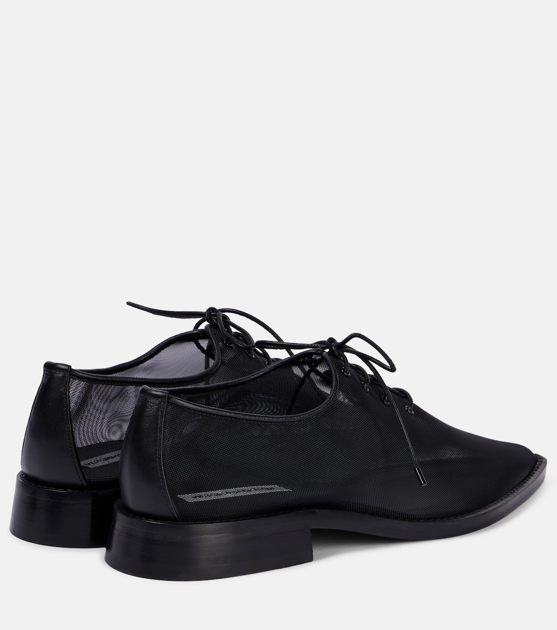 Schnürschuhe aus Mesh mit Leder | Victoria Beckham