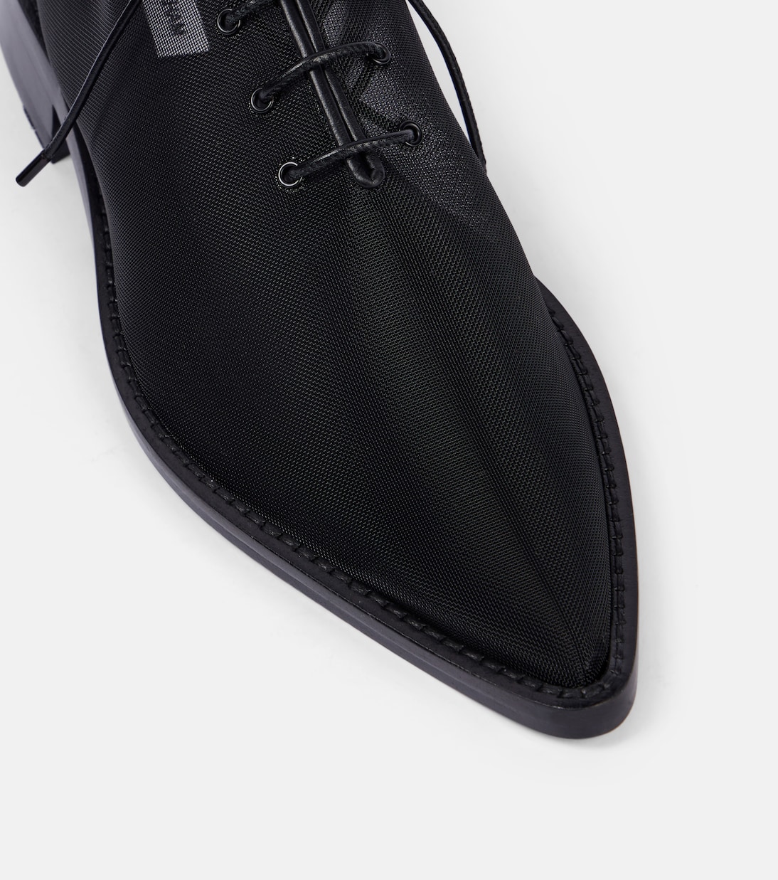 Schnürschuhe aus Mesh mit Leder | Victoria Beckham
