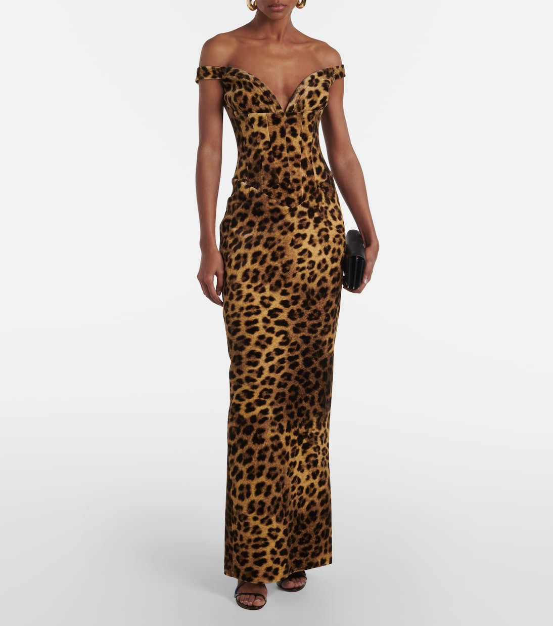 Shakti leopard-print cotton corset dress | The New Arrivals Ilkyaz Ozel
