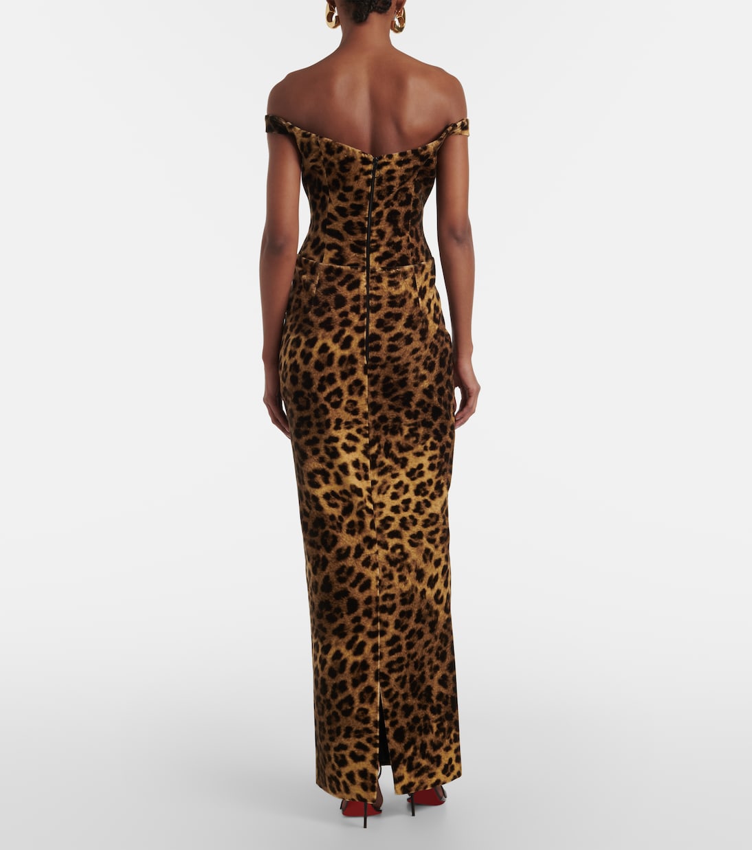 Shakti leopard-print cotton corset dress | The New Arrivals Ilkyaz Ozel