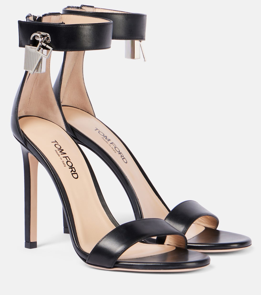 Sandales Padlock 105 en cuir | Tom Ford