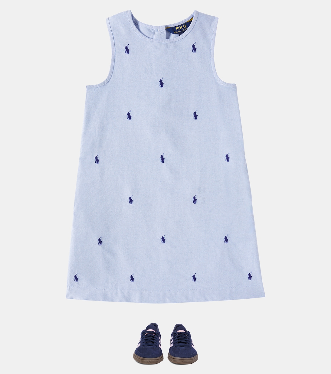 Robe imprimée en lin et coton | Polo Ralph Lauren Kids