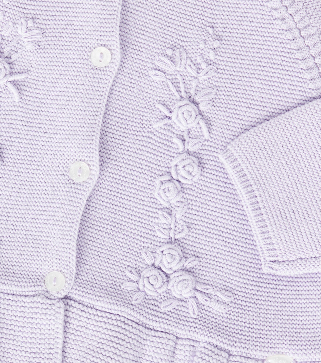 Cardigan in cotone con ricamo | Tartine et Chocolat