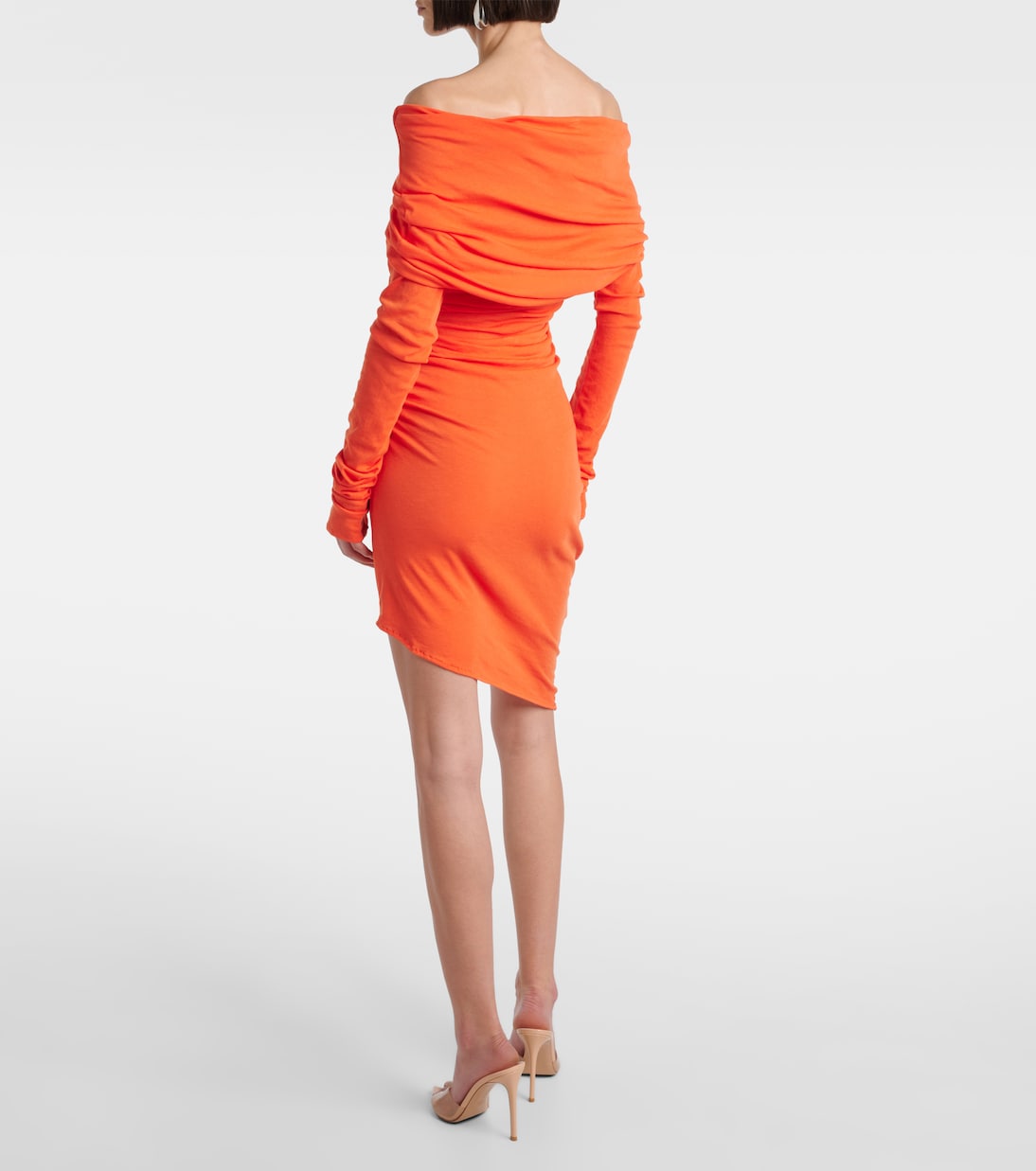 Miniabito Bound in jersey off-shoulder | Entire Studios
