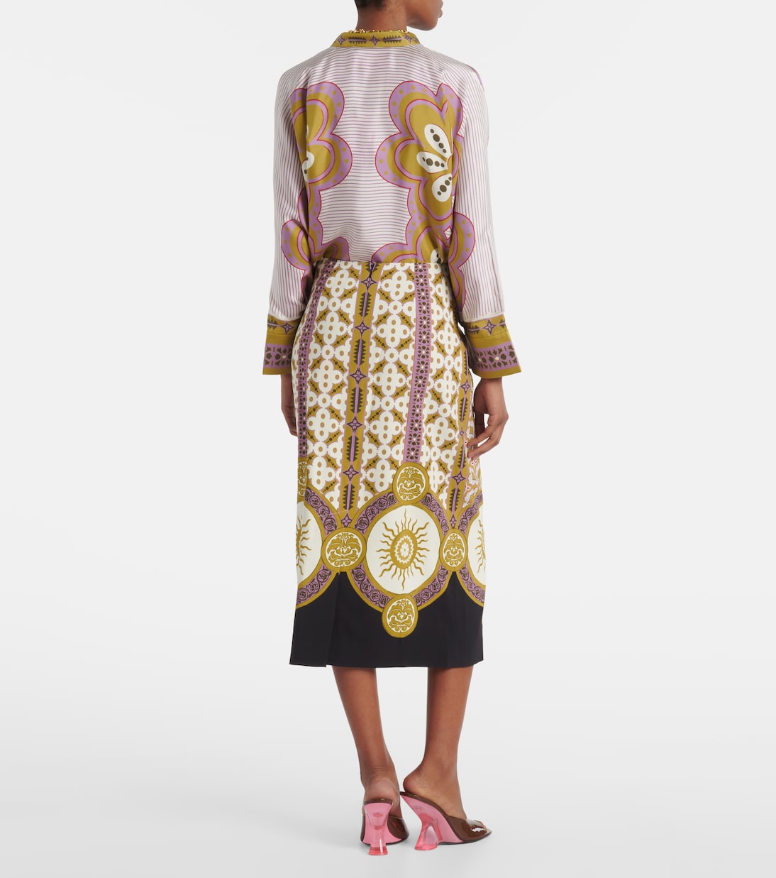 Printed pencil skirt | La DoubleJ