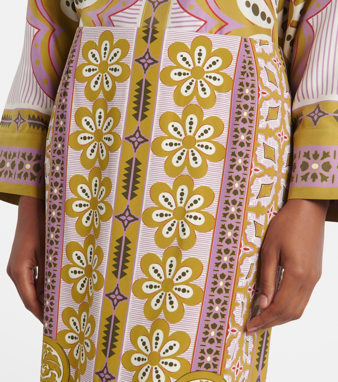 Printed pencil skirt | La DoubleJ