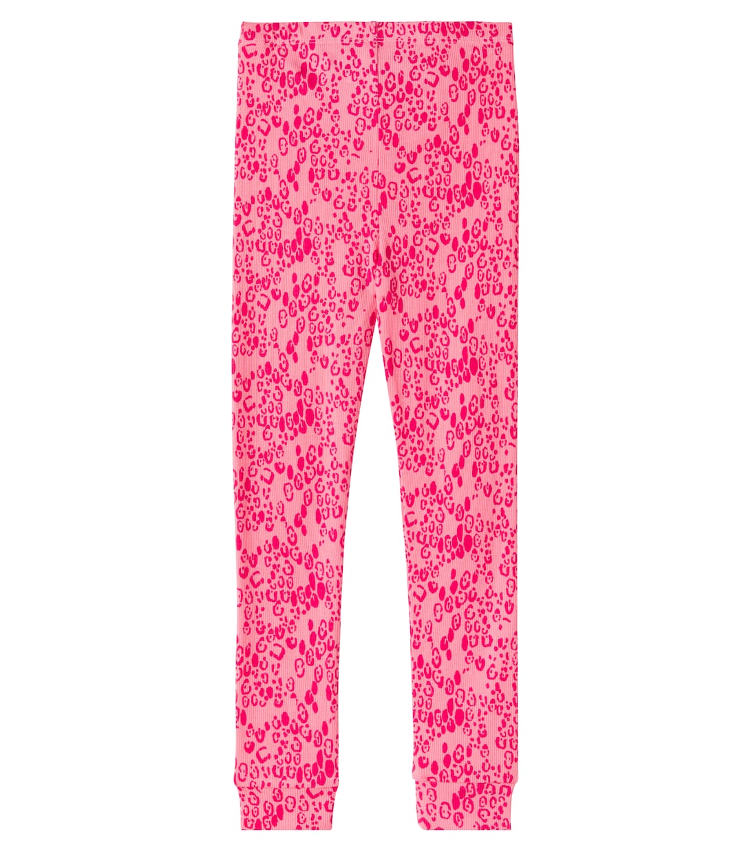 Leopard-print jersey leggings | Mini Rodini