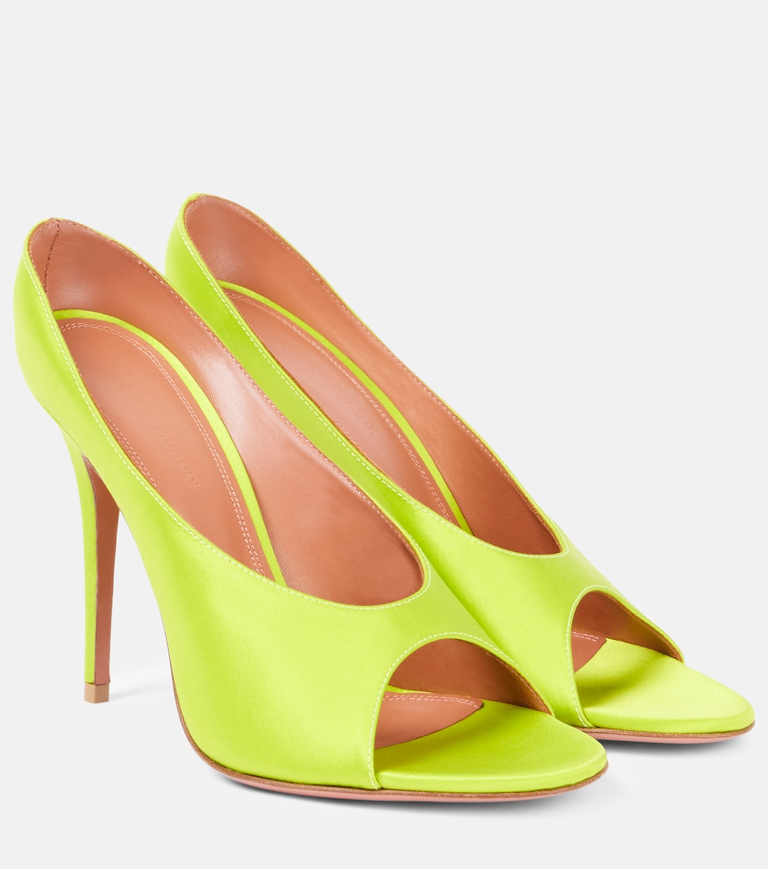 Anok 105 satin mules | Amina Muaddi
