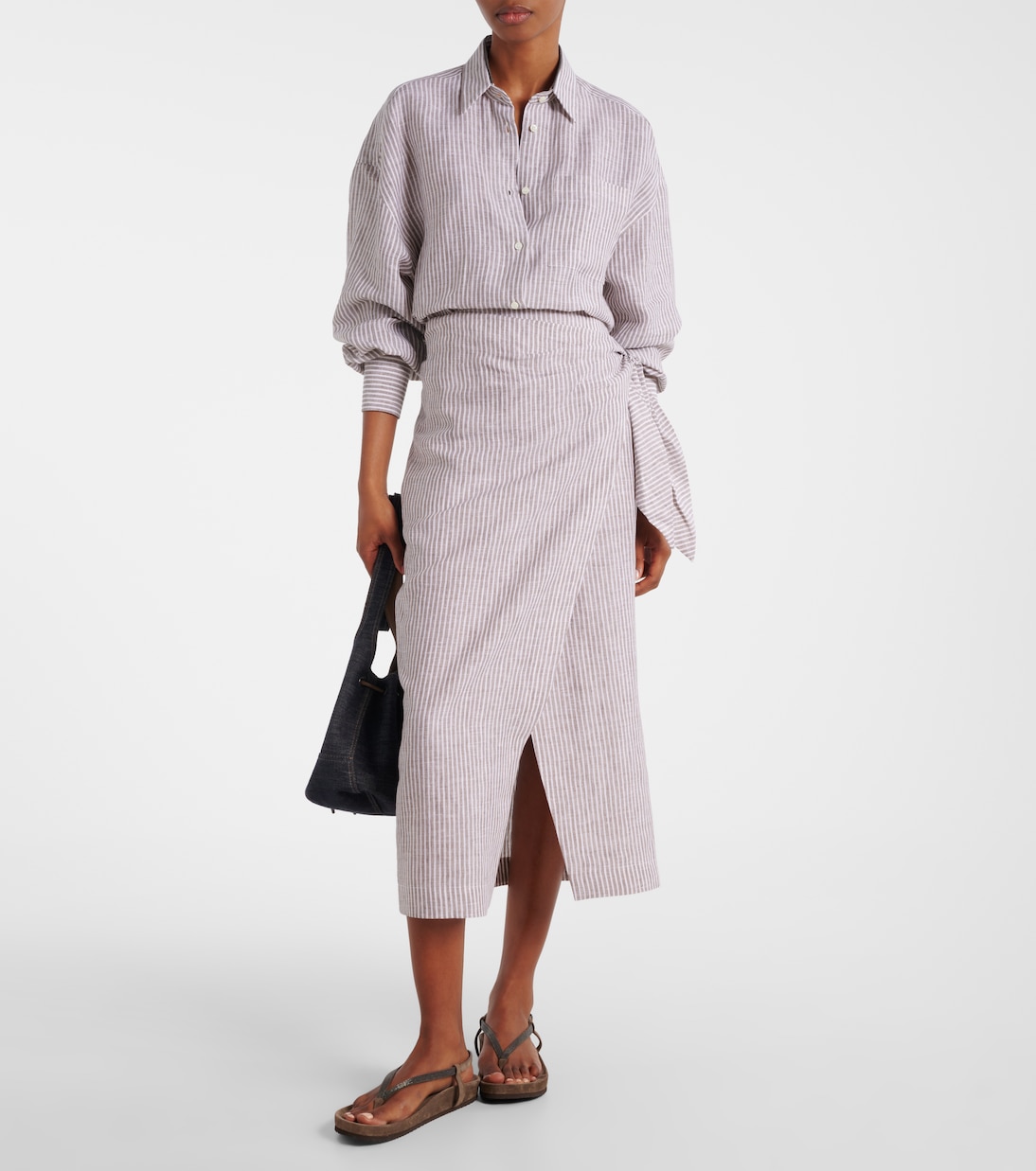 Hemd Monili aus Leinen | Brunello Cucinelli