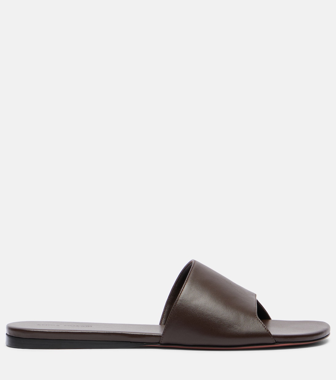 Bianca leather slides | Amina Muaddi