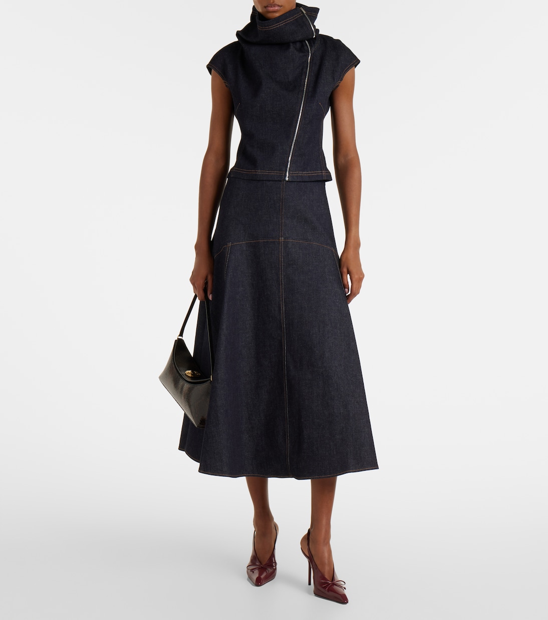 Borsa a spalla Calisso Small con stampa | Jacquemus