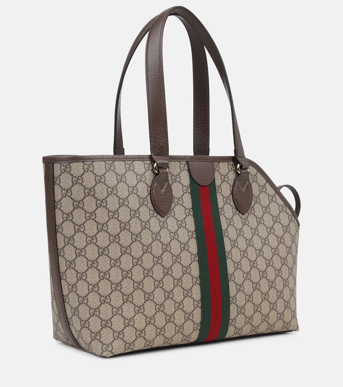 GG leather-trimmed pet carrier | Gucci