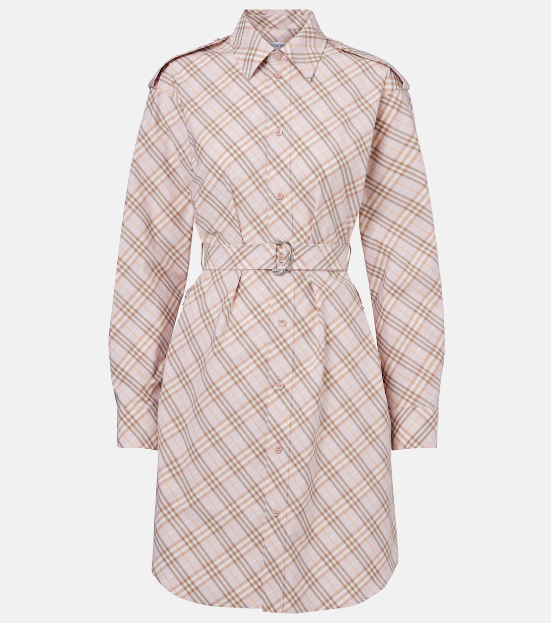 Burberry Check cotton shirt dress | Burberry