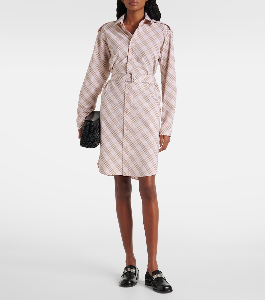 Burberry Check cotton shirt dress | Burberry