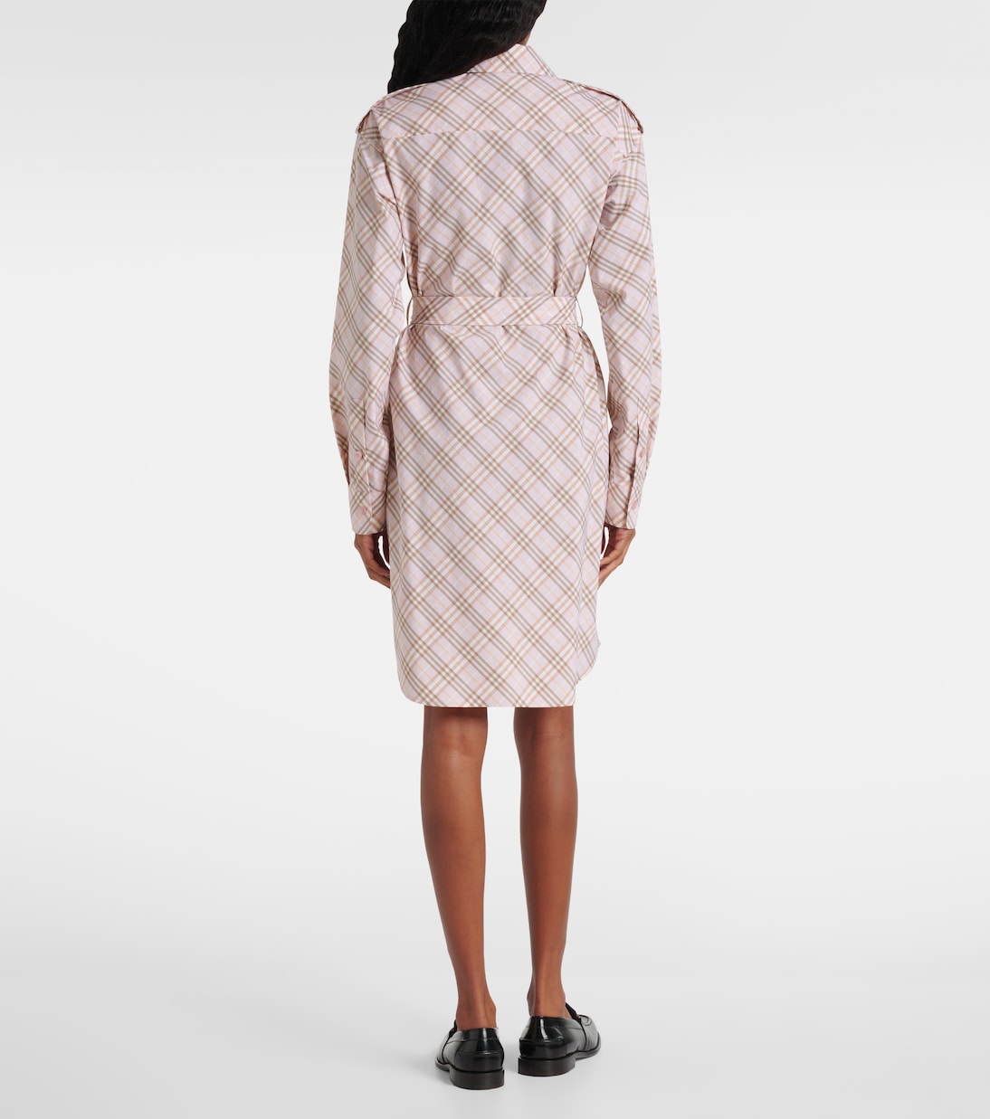 Burberry Check cotton shirt dress | Burberry