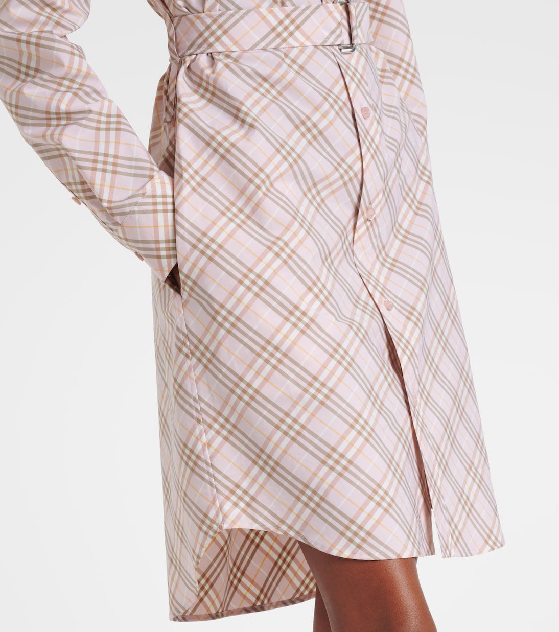 Burberry Check cotton shirt dress | Burberry