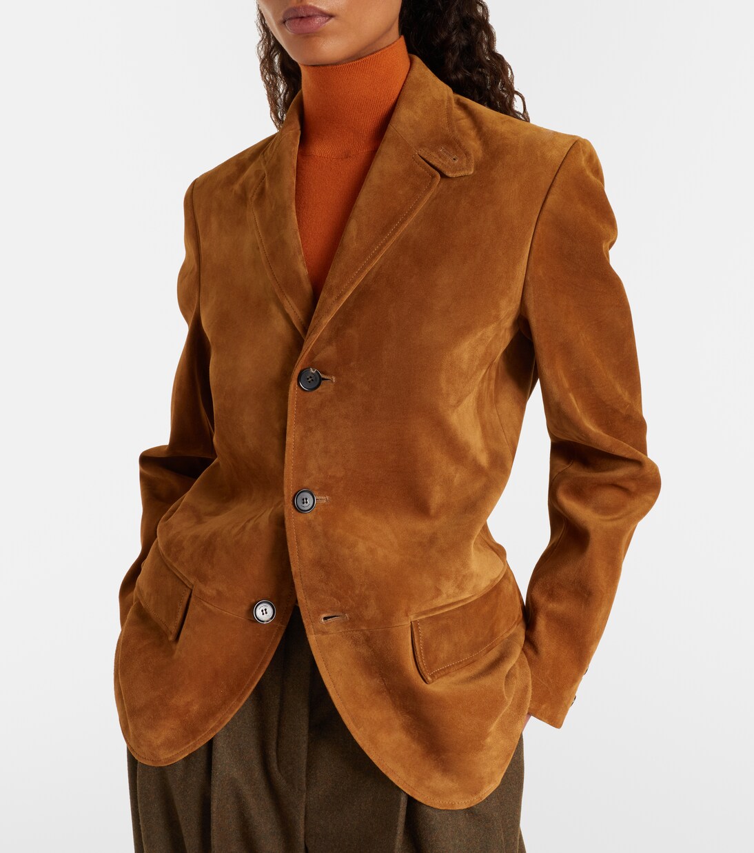 Suede blazer | Loro Piana