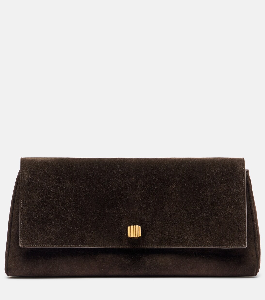 Clutch Audrey aus Veloursleder | Khaite