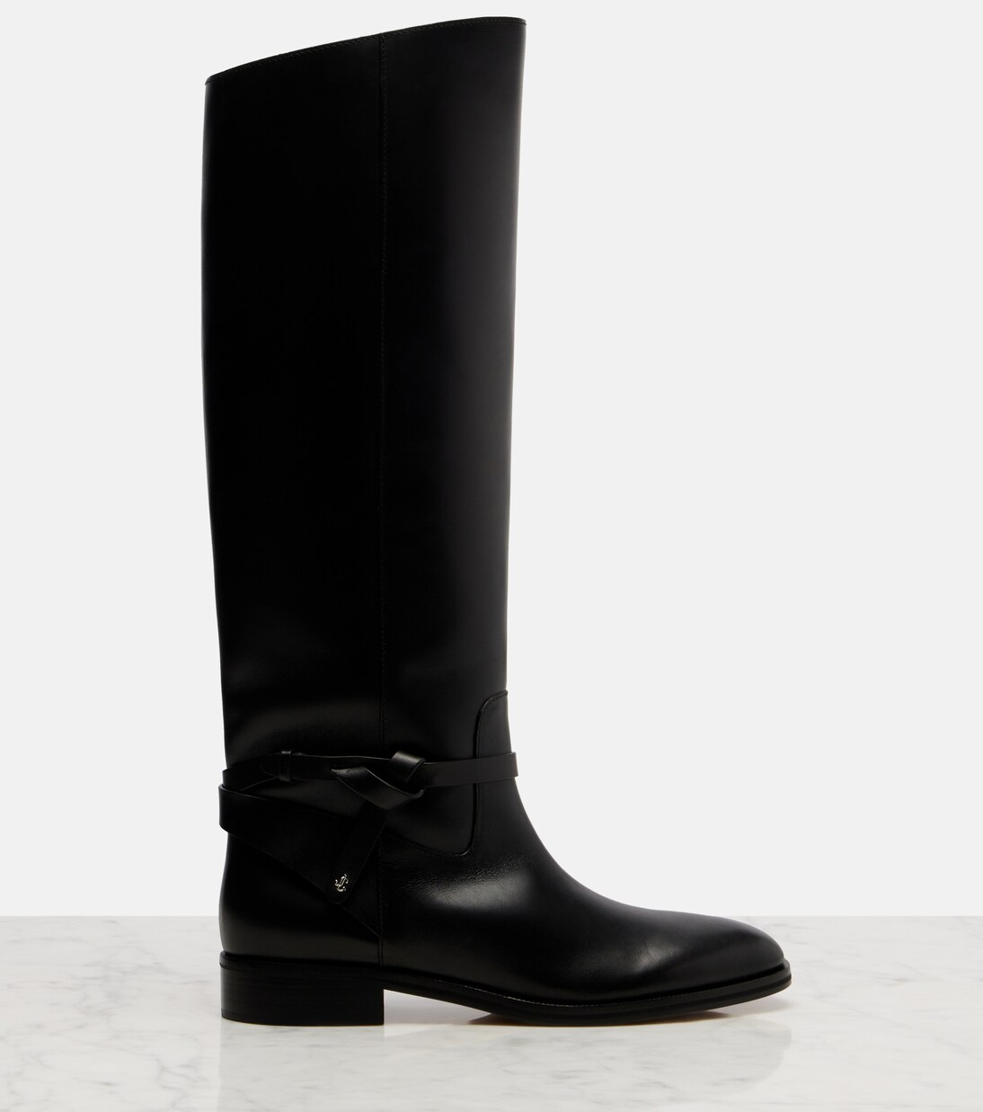 Botas altas Lawton de piel | Jimmy Choo