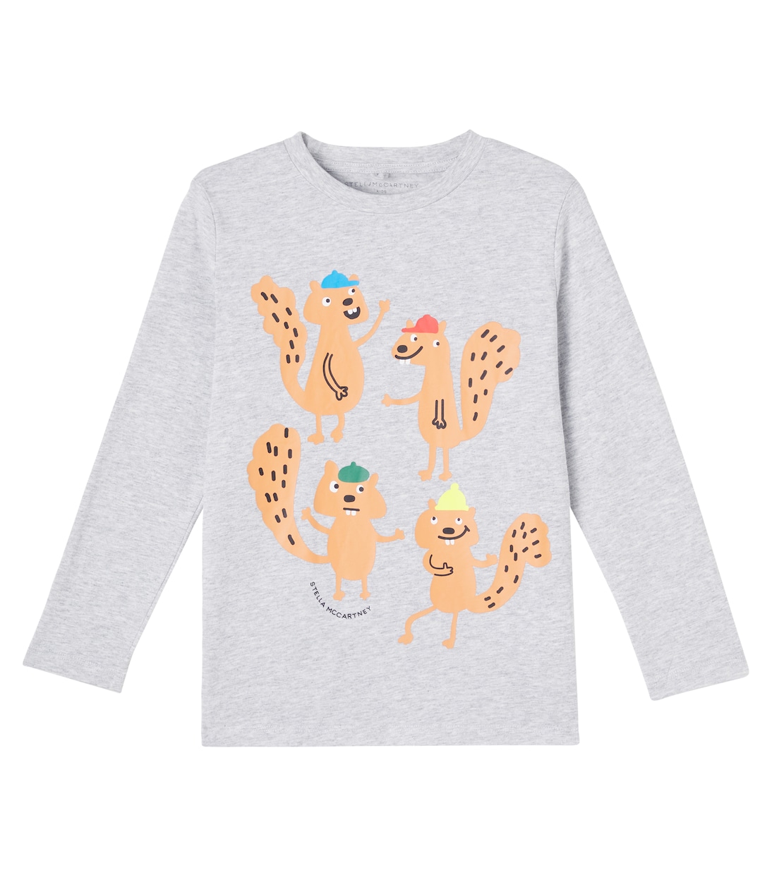 Top de jersey de algodón estampado | Stella McCartney Kids