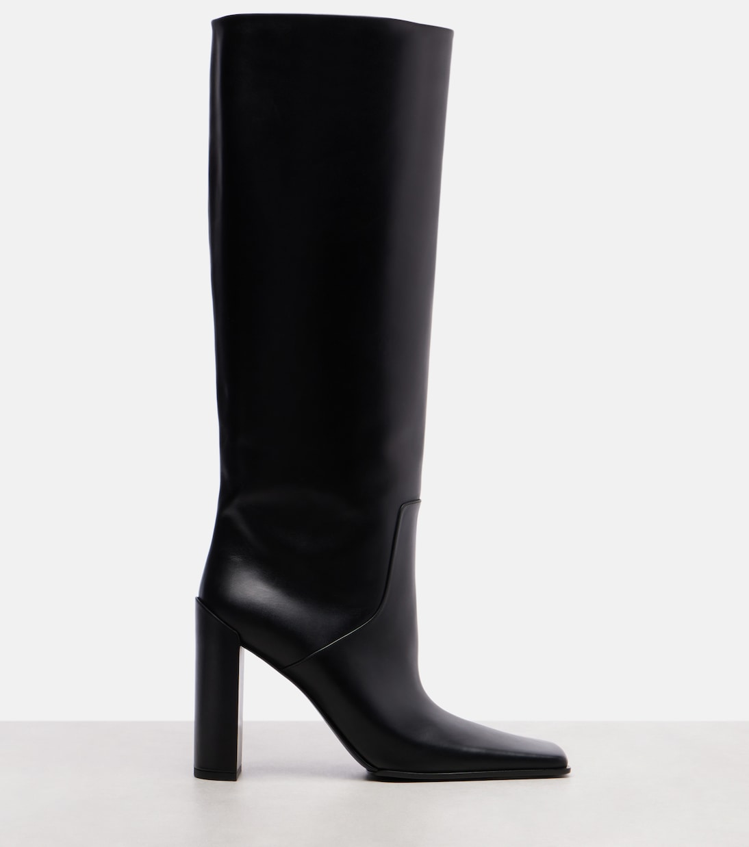 Square 90 leather knee-high boots | Alaïa