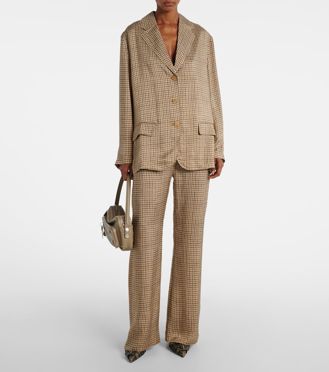 Blazer Junida à carreaux | Acne Studios