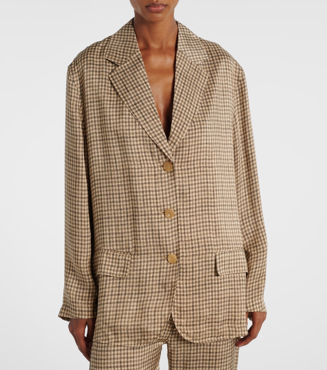 Blazer Junida à carreaux | Acne Studios