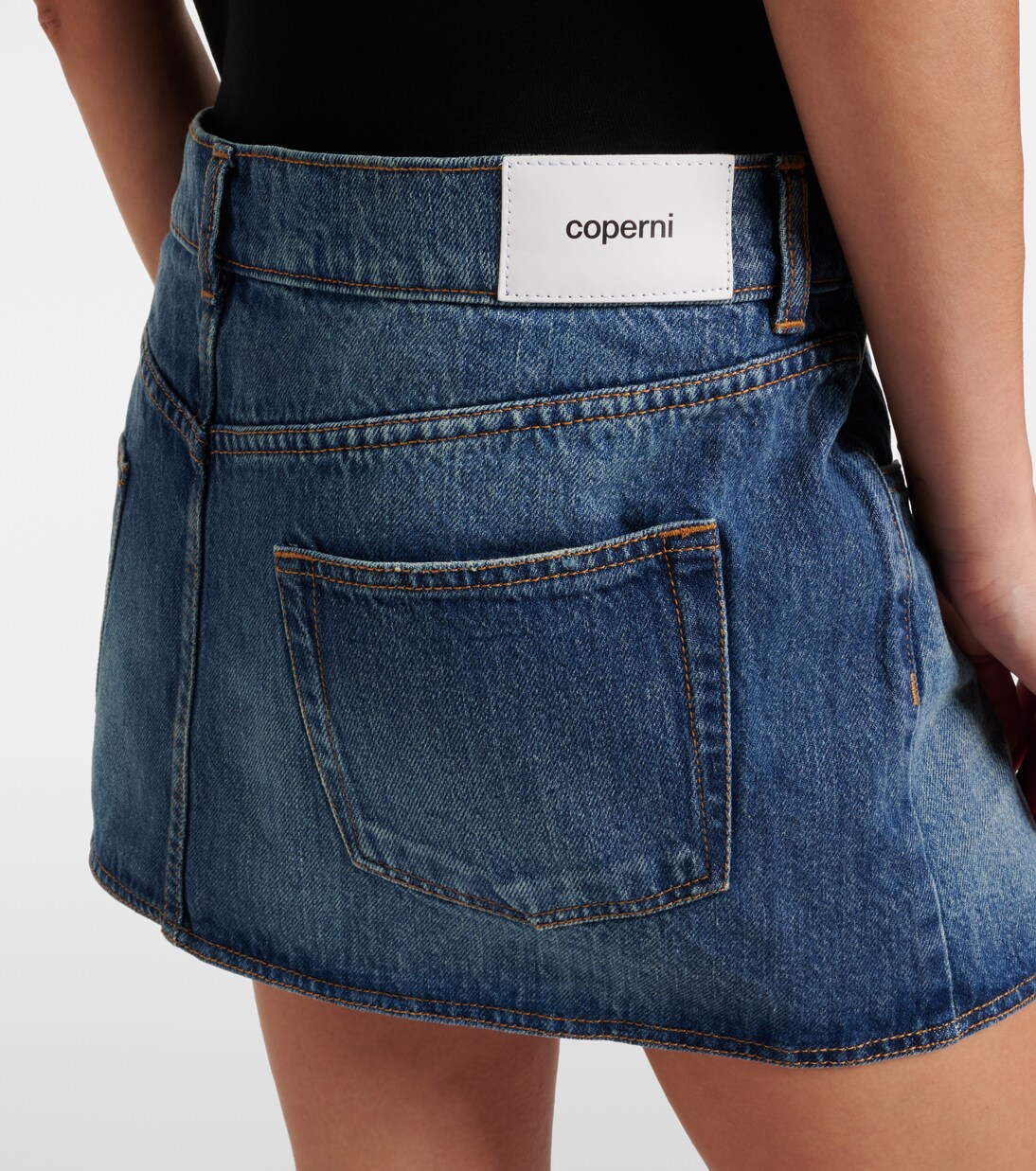 Denim wrap skirt | Coperni