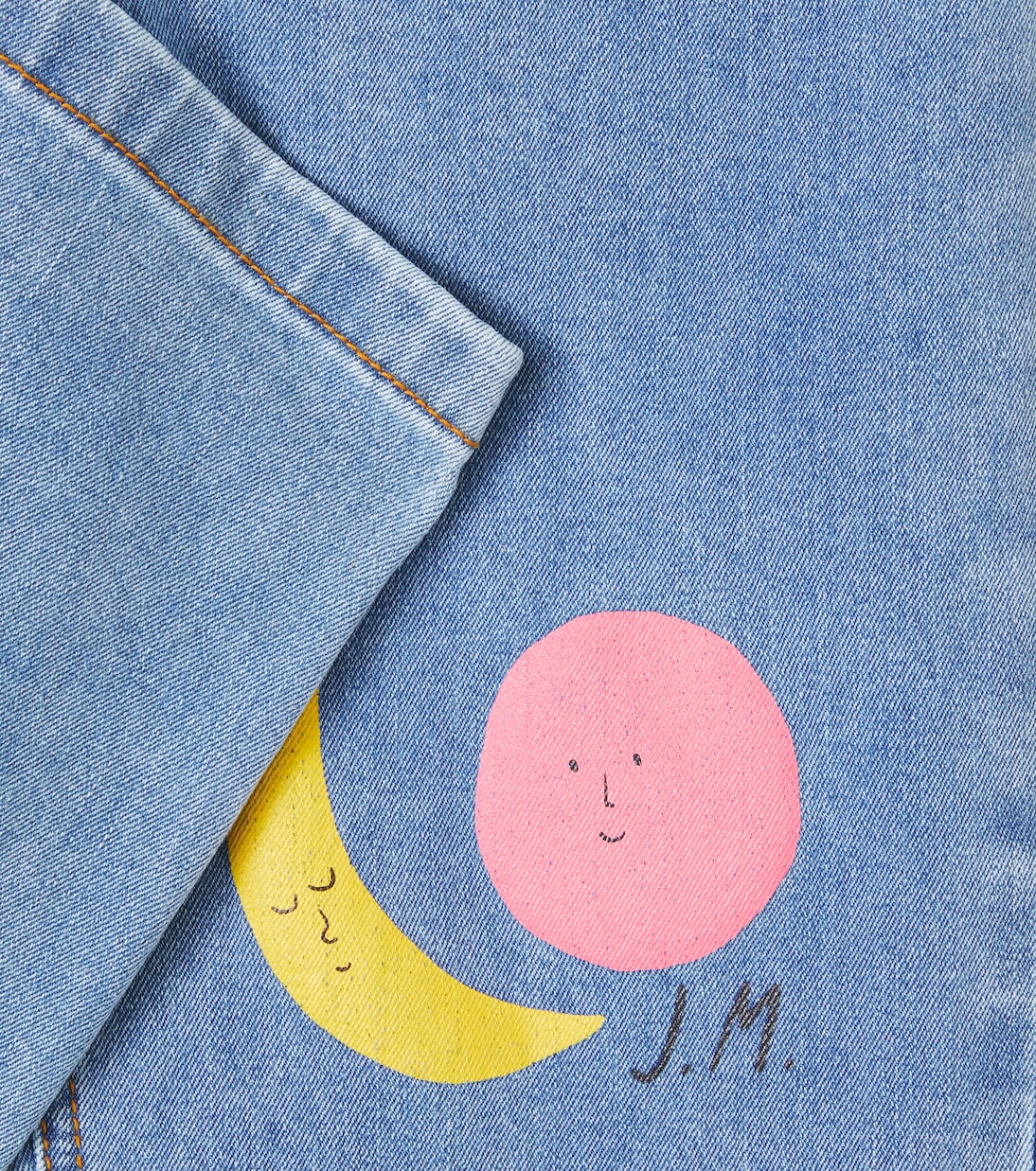 Printed straight jeans | Jellymallow
