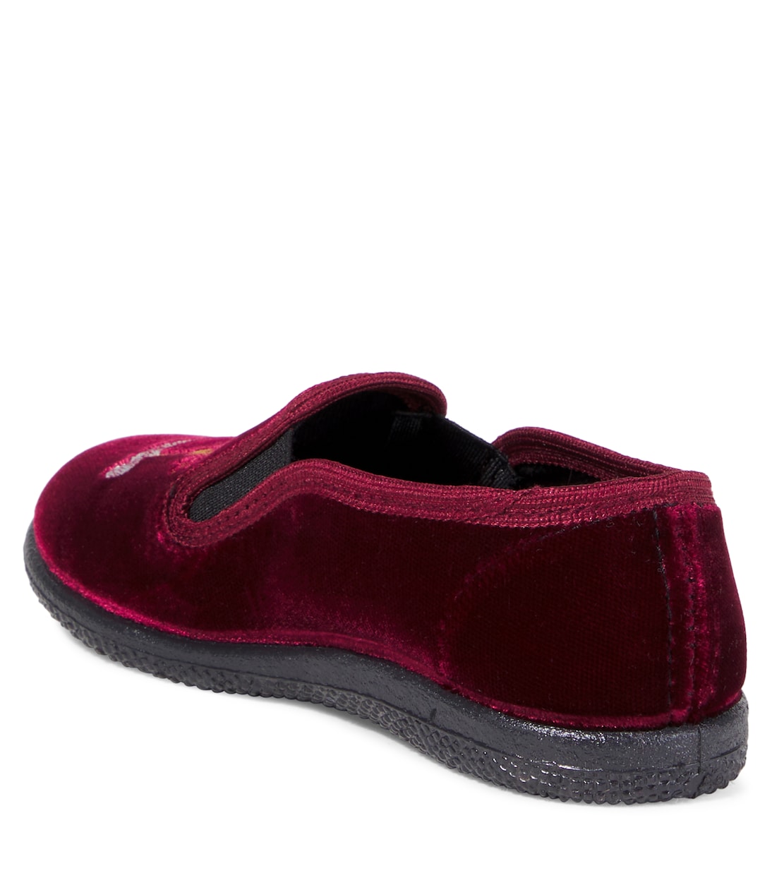 Embroidered velvet slip-on shoes | PèPè