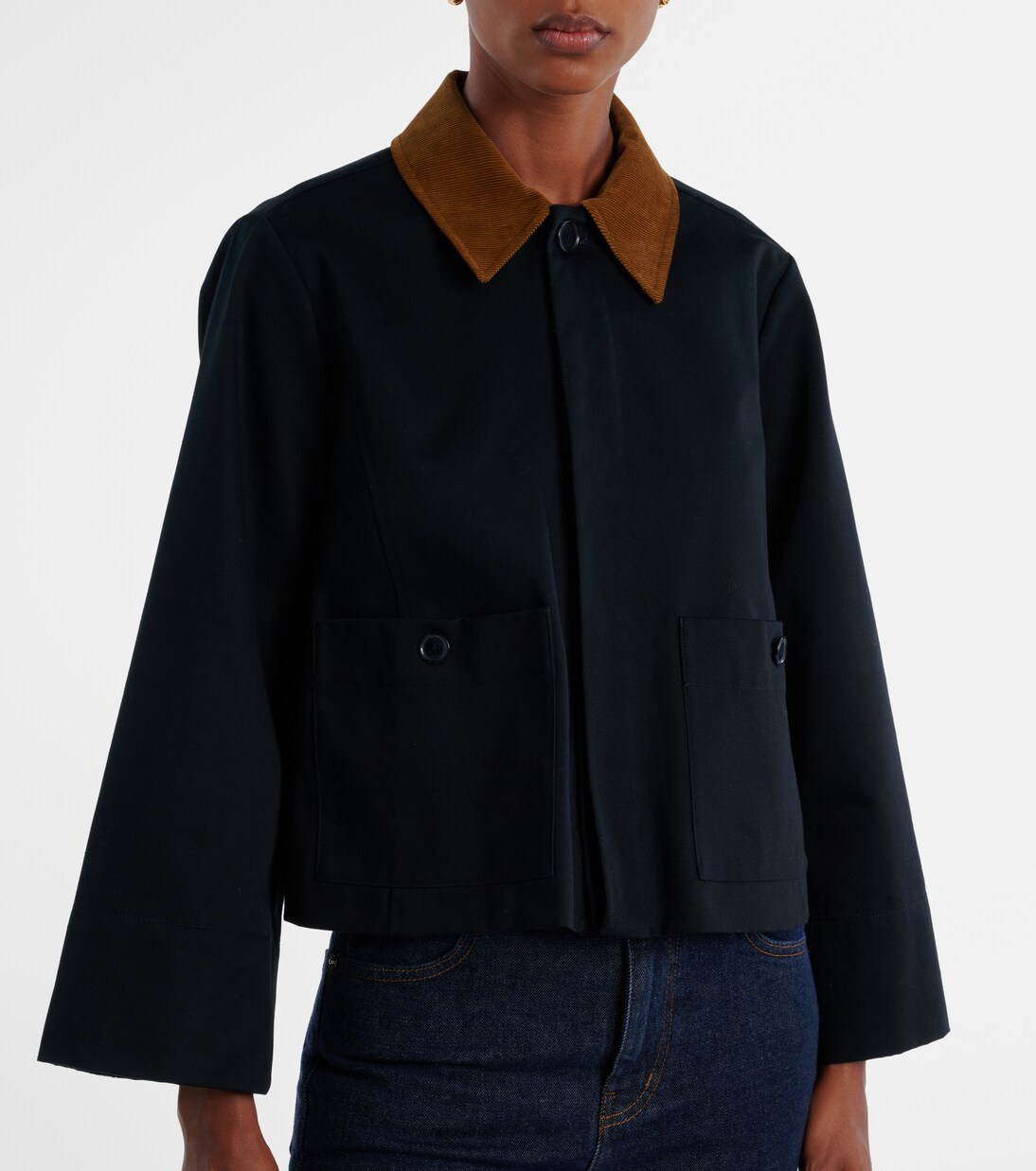 Small cotton trench jacket | Frame