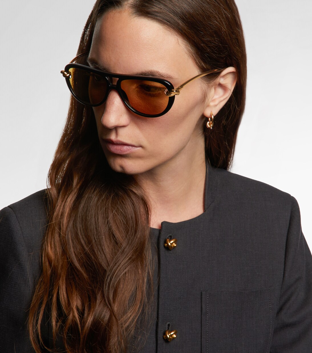 Knot aviator sunglasses  | Bottega Veneta