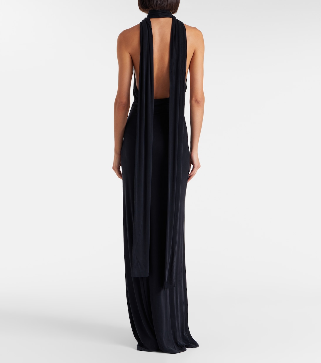 Sele cutout halterneck gown | Aya Muse