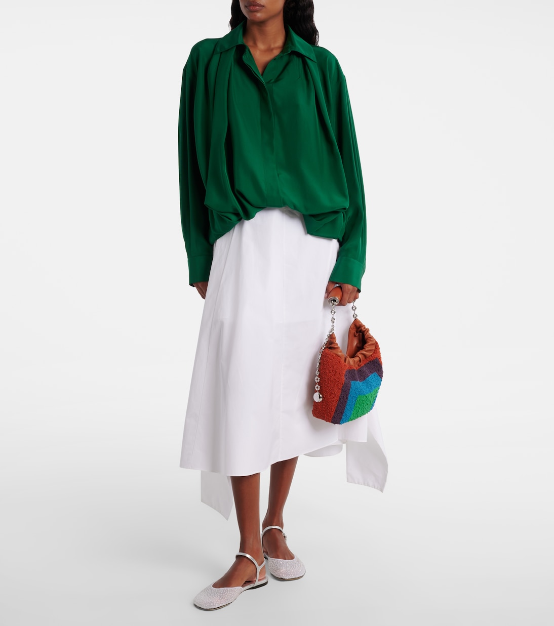 Bolso Squeeze Mini de piel con cuentas | Loewe