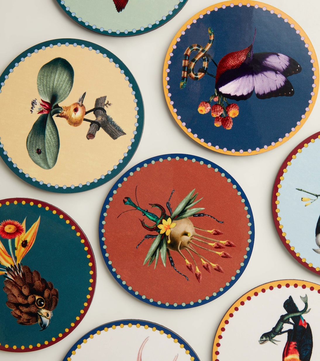 Fantastic Creatures set of 8 coasters | La DoubleJ