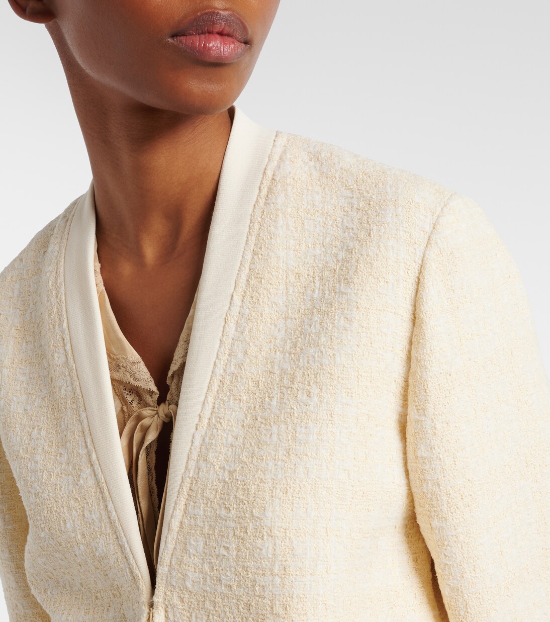 Checked cotton-blend tweed jacket | Gucci