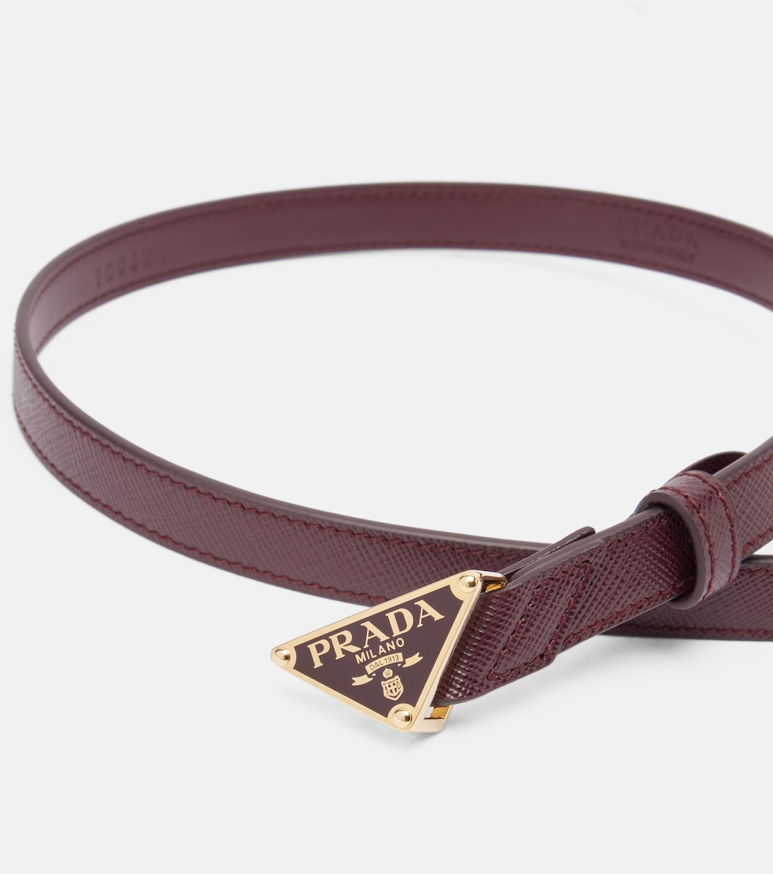 Saffiano leather belt | Prada