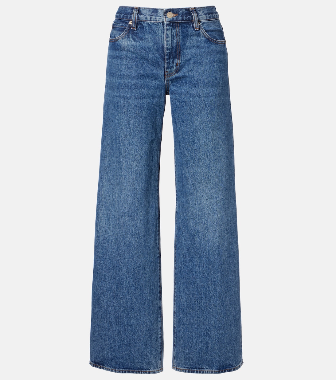 Mid-Rise Barrel Jeans Bubble | Frame