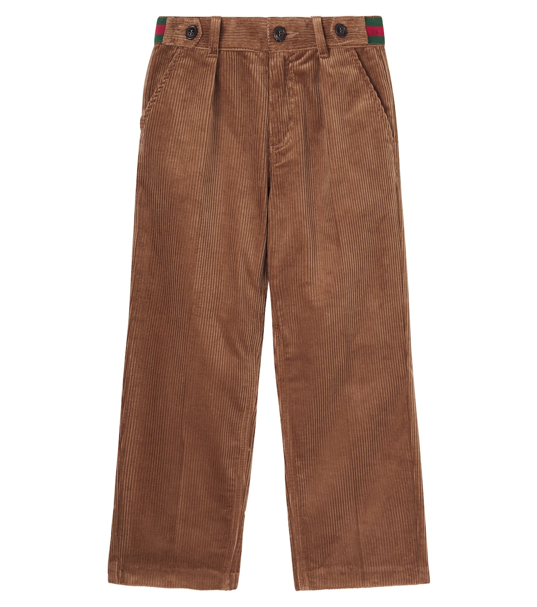 Webstripe cotton corduroy pants | Gucci Kids