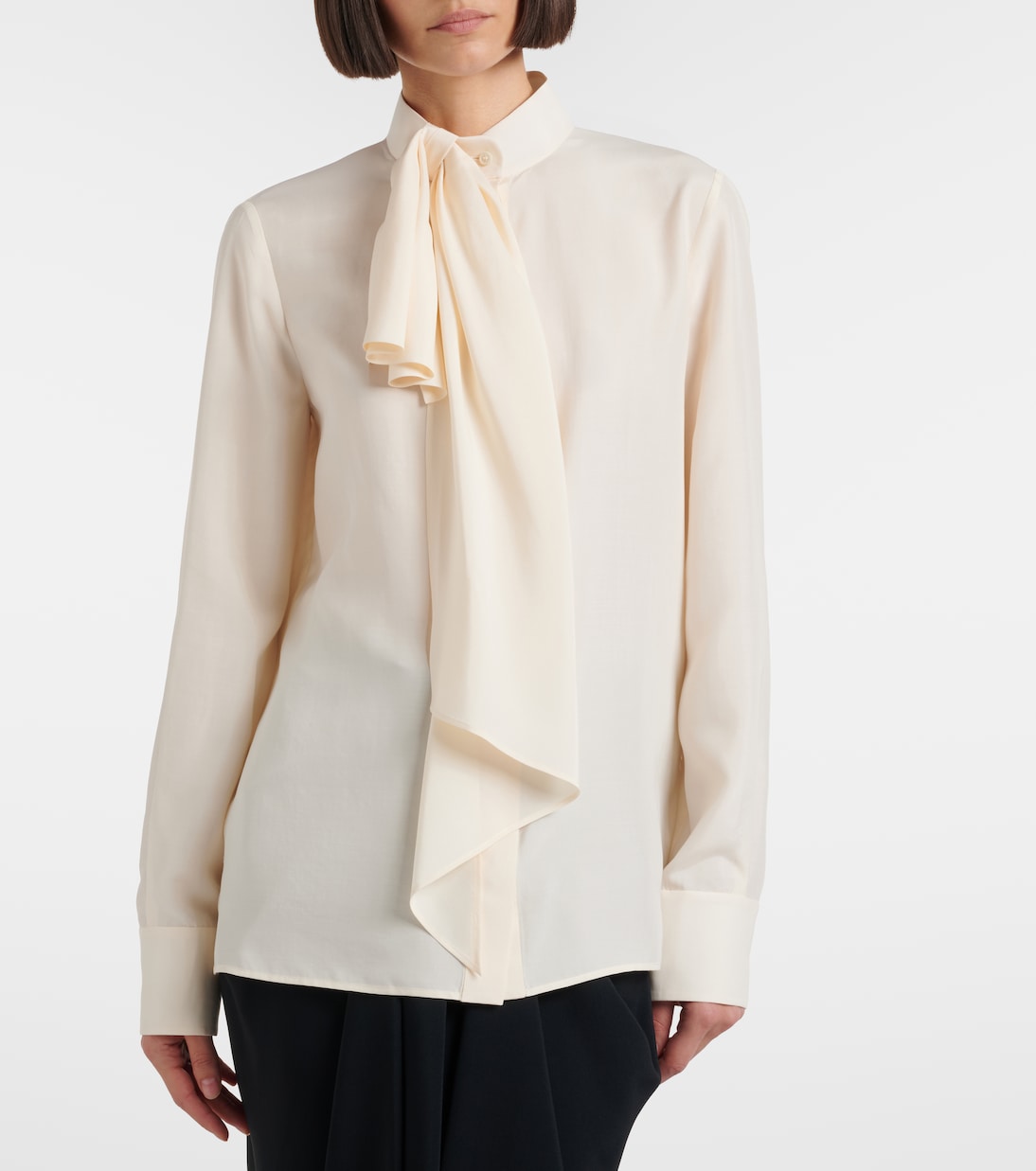 Schluppenbluse aus Seide | Givenchy